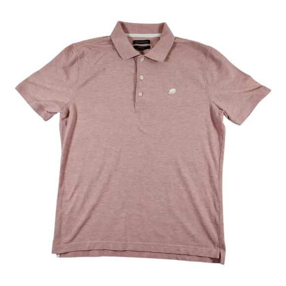Banana Republic Men's Polo Heather Red - Elephant Logo - Size: Medium - Picture 1 of 6